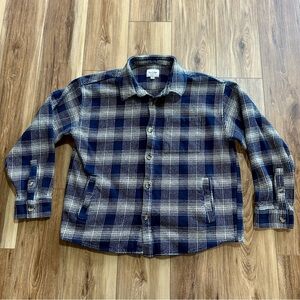 Goodfellow & Co Heavyweight Plaid 100% Cotton Shirt Jacket Shacket, XL